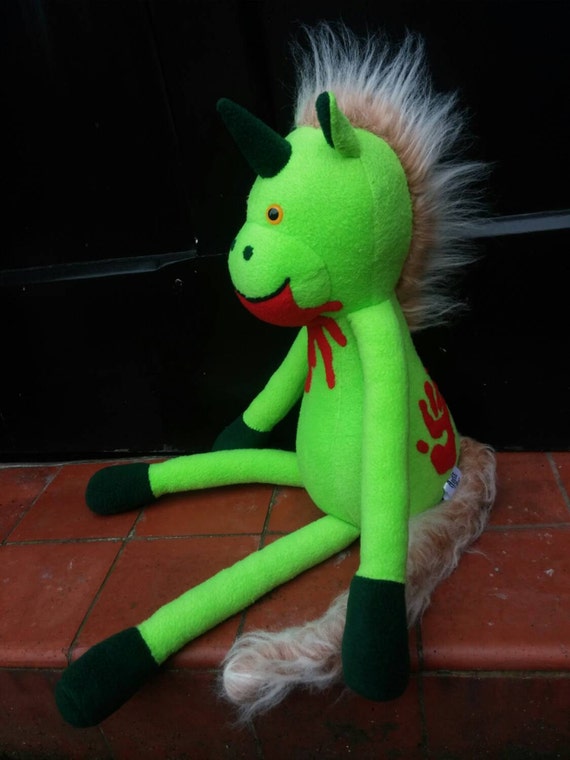 zombie unicorn plush