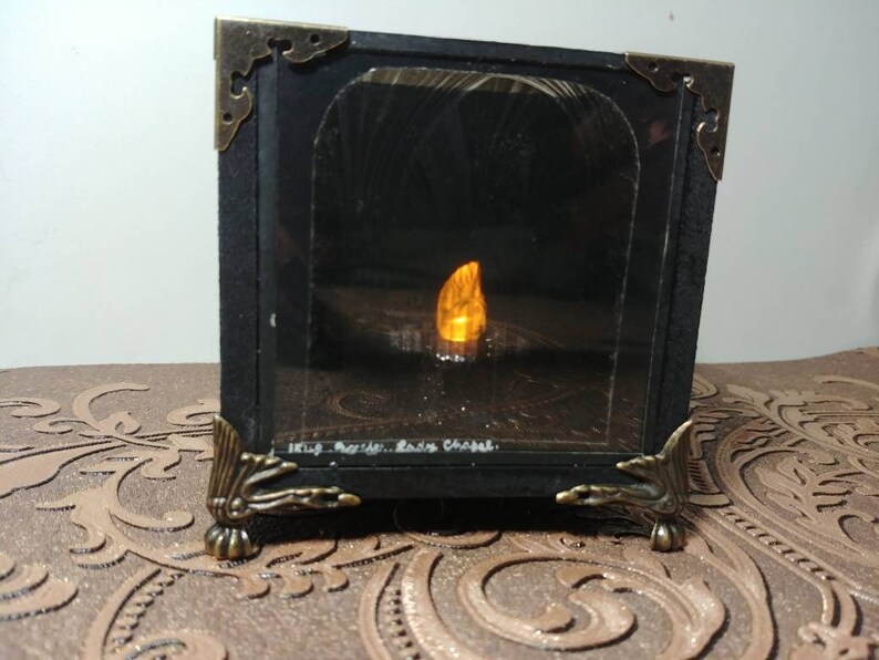 Antique Glass Slide Light Box. Made From a Slide Aged 100 Etsy