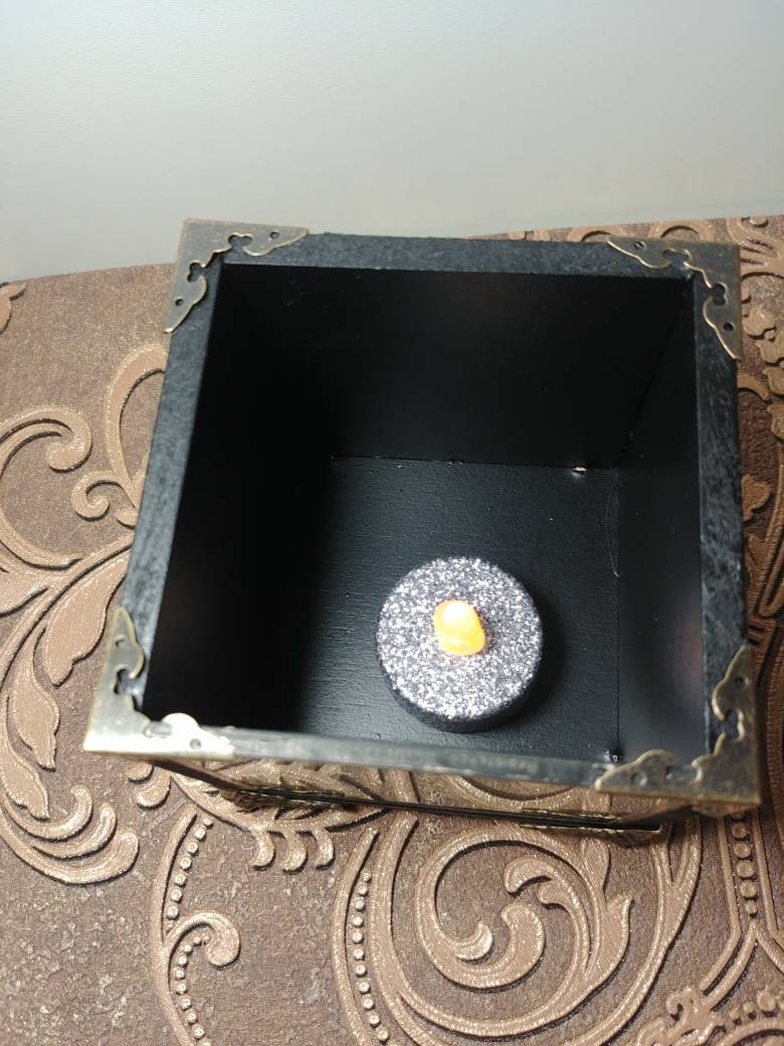 Antique Glass Slide Light Box. Made From a Slide Aged 100 Etsy UK