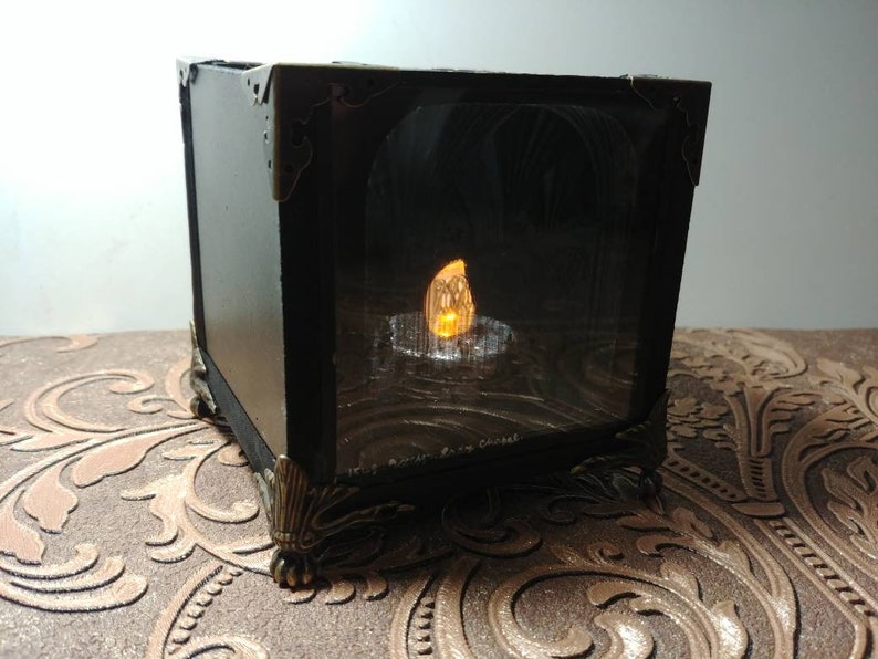 Antique Glass Slide Light Box. Made From a Slide Aged 100 Etsy