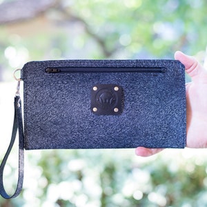 Javelina Hide Clutch Wallet: Removable Wrist Strap