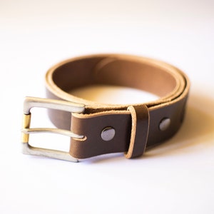 The Daily Belt Full Grain Leather 1.5 Belt Men's Leather Belt image 2