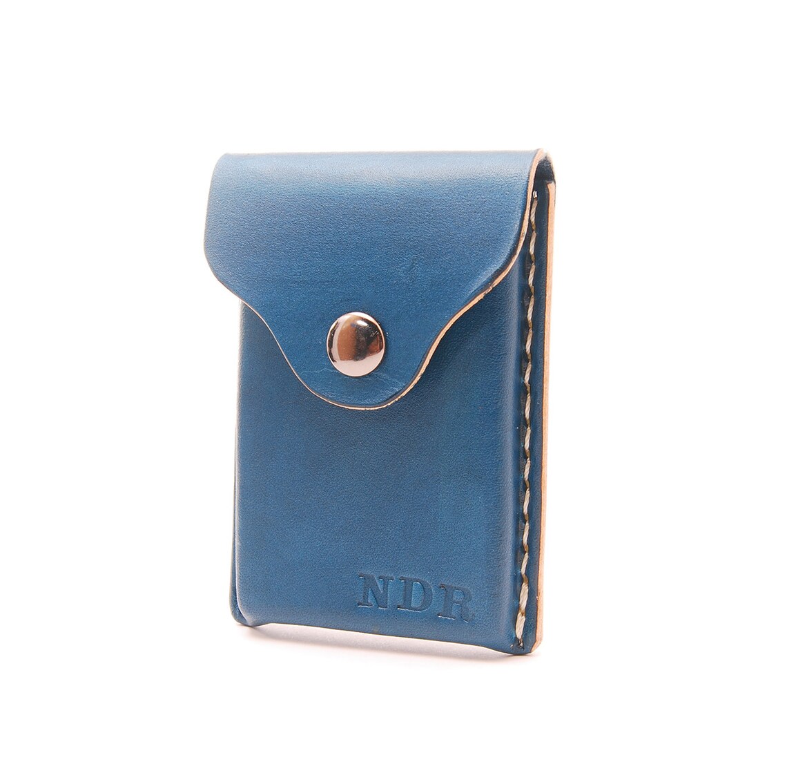 Personalized Handmade Leather Business Card Holder Card Wallet Etsy
