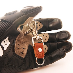 Moto Clip Keychain, Motorcycle Keychain, Short Keychain for Motorcycles