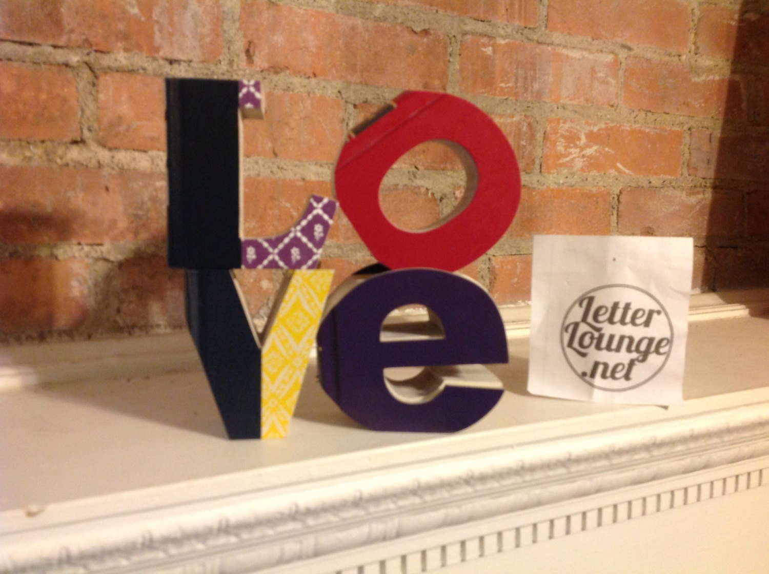 BOEK LETTER liefde Valentine's Day Valentijnsdag Decor Etsy