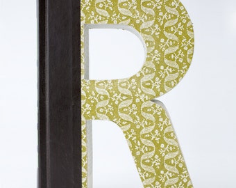 Alphabet Book Letter "R",  Book Cut Letter, Handcrafted, Reader's Digest Book, Room Decor, Wall Hanging, Housewares, Book, Art, Book Lovers,