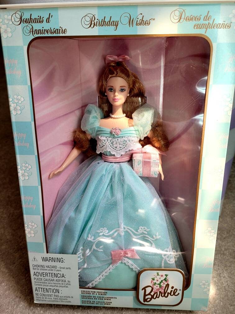 1999 Birthday Wishes Barbie Mattel Collector Edition NIB NRFB