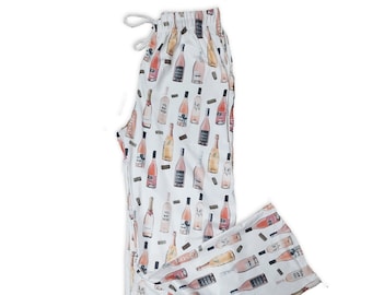 Alcohol pajama pants top