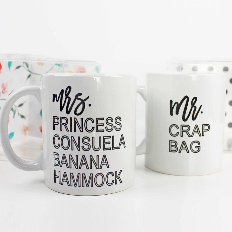 Friends Mug Set Princess Consuela Crap Bag Mug Set Mr. & Etsy