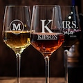 Personalized Wine Glass, FREE SHIPPING Engraved Wine Glass, Personalized Christmas Gift, Custom Text Etched Cup, Monogram Housewarming Gift