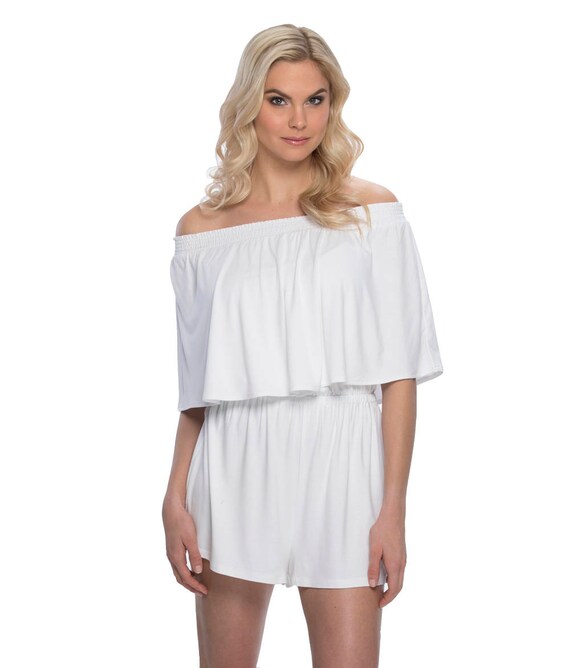 bride getting ready romper