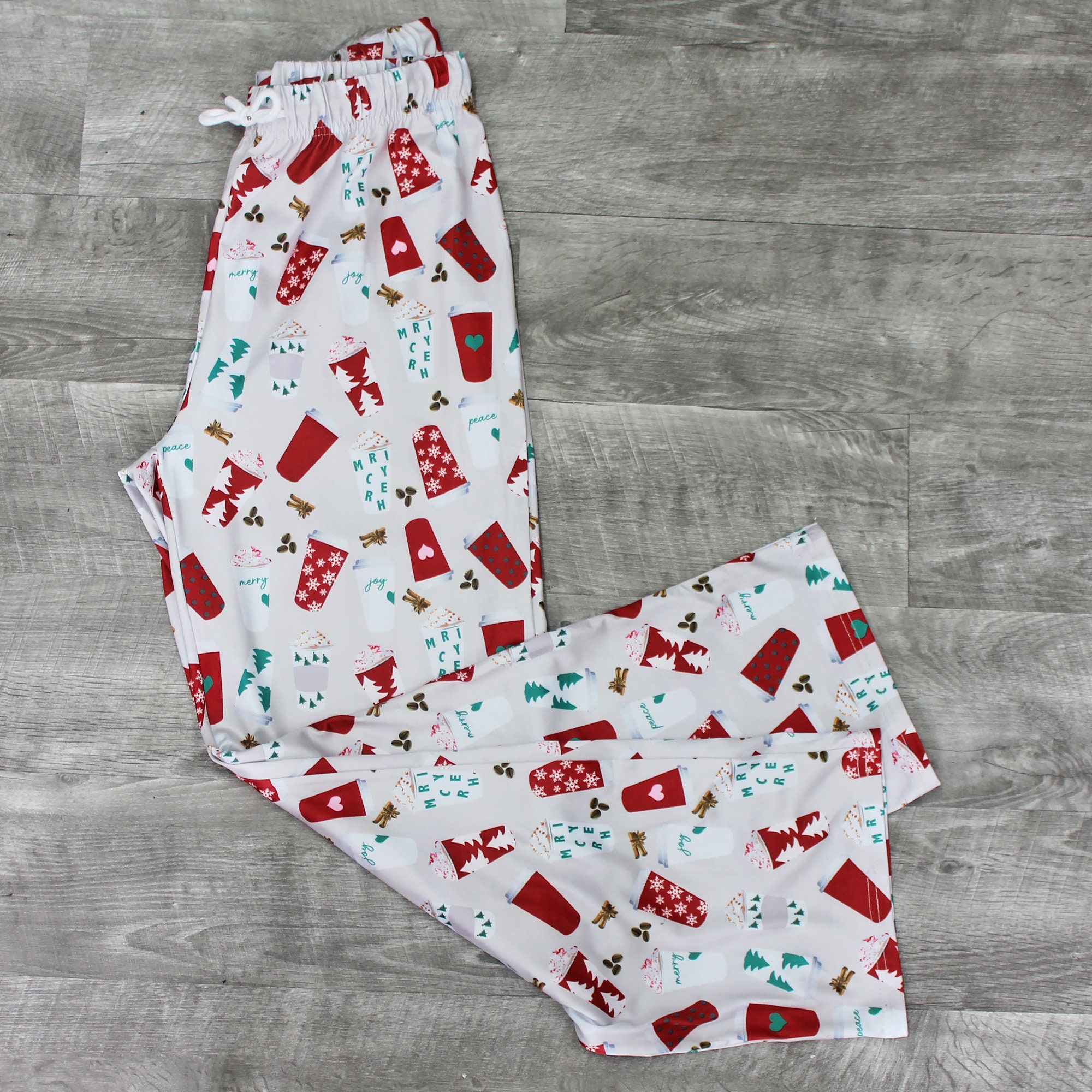 Women s Christmas Pajamas Coffee Gift Pajamas for Her Holiday