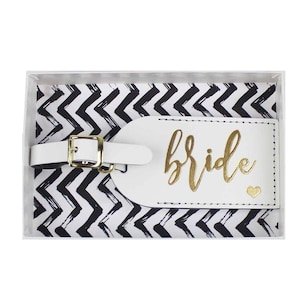Bride Destination Luggage Tags | Vegas Bachelorette Party Favors | Destination Wedding Luggage Tags