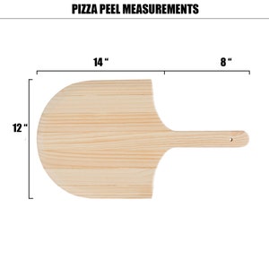 Personalized Pizza Board, Custom Family Gift Pizza Peel, Housewarming, Engraved Pizza Paddle, Pizza Server Board, Gift for Him, Cook Gift image 3
