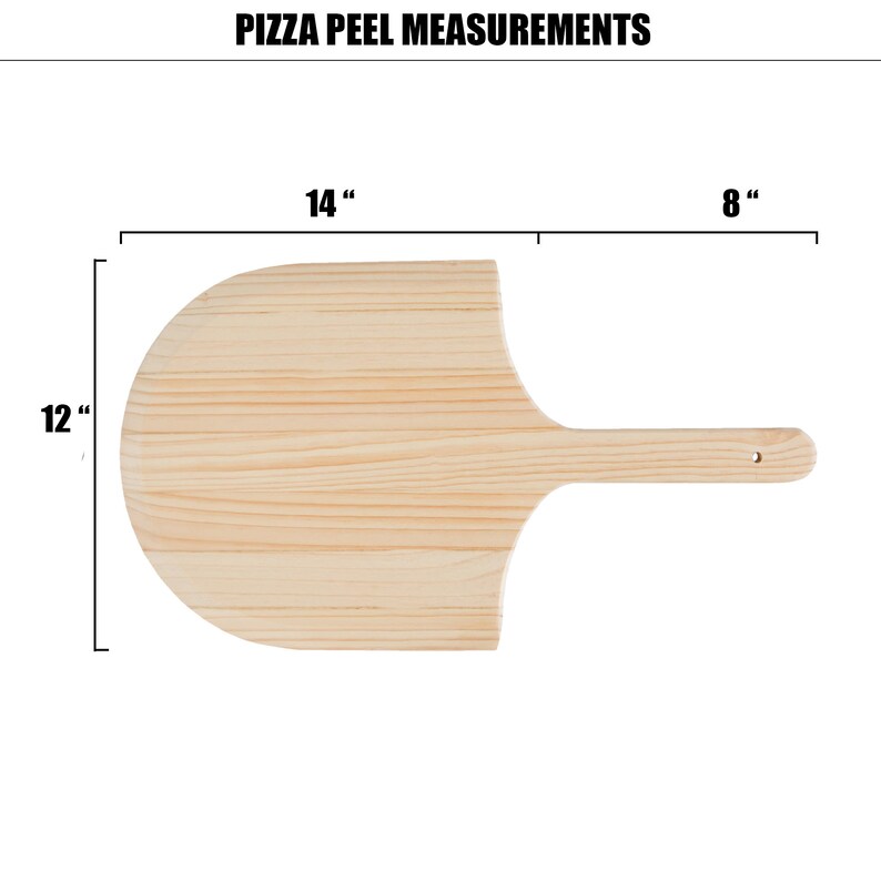 Personalized Pizza Board, Custom Family Gift Pizza Peel, Housewarming, Engraved Pizza Paddle, Pizza Server Board, Gift for Him, Cook Gift image 3