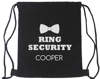 Ring Bearer Gift, Ring Bearer Proposal, Ring Security Backpack