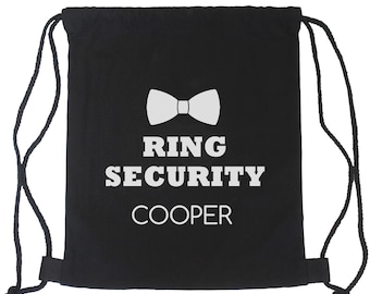 Ring Bearer Gift, Ring Bearer Proposal, Ring Security Backpack