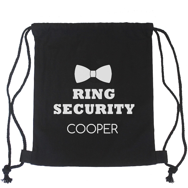 Ring Bearer Gift, Ring Bearer Proposal, Ring Security Backpack