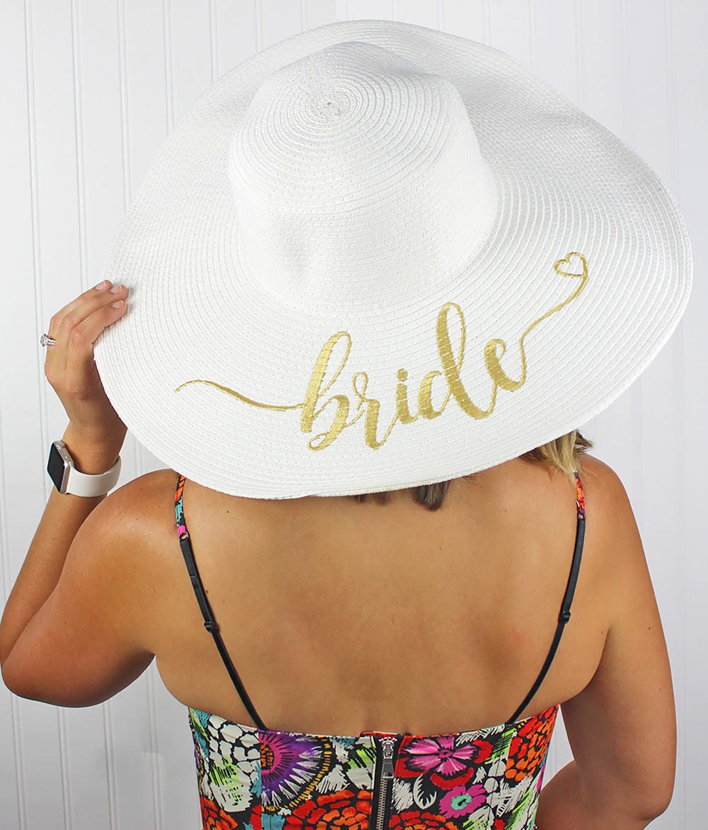 Cappello da sposa Cappello da sposa floppy Cappello da sole | Etsy Italia