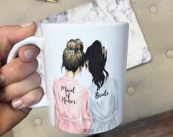 Maid of Honor Mug, Personalized Maid of Honor Proposal Gift