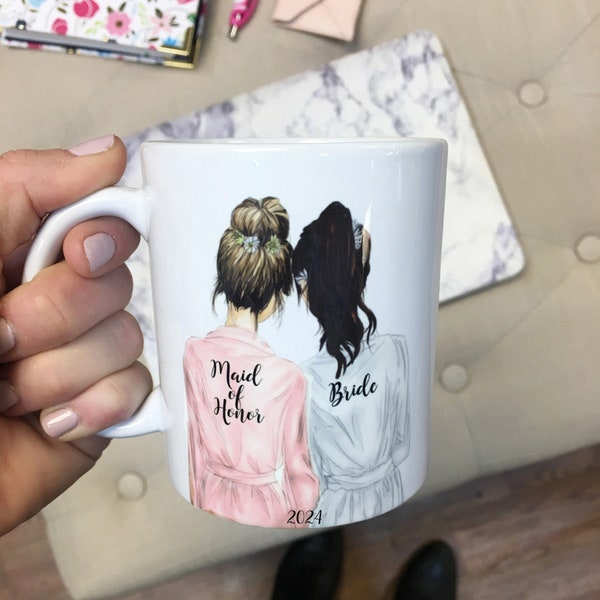 Maid of Honor Mug, Personalized Maid of Honor Proposal Gift