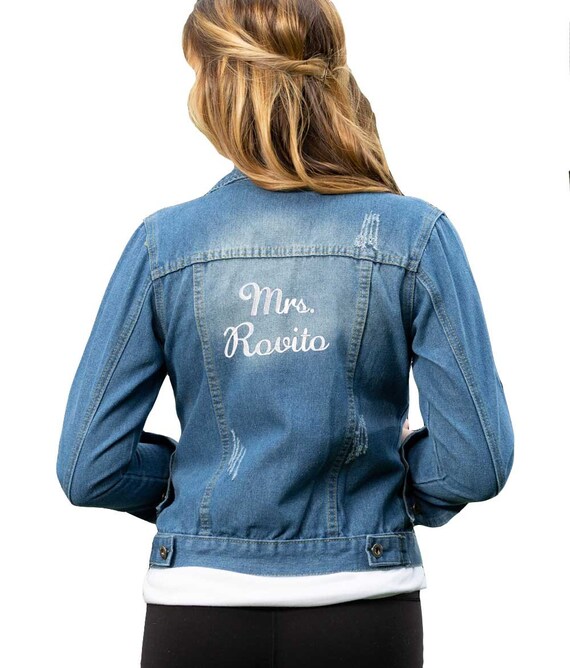 Personalized Jean Jacket Custom Denim 