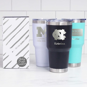 Custom School Tumbler, Graduation Gift, University Tumbler, Custom Grad Gift, High School Graduation