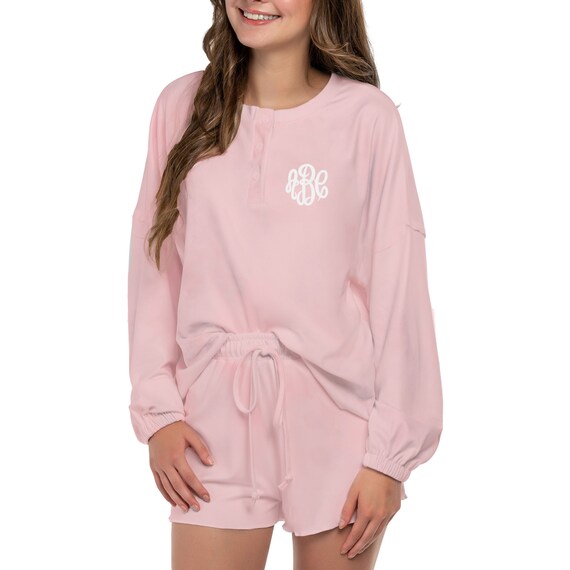 Personalized Pajamas, Bridesmaid Pajamas, Bridal Party PJ Sets, Comfortable Women's Lounge Set