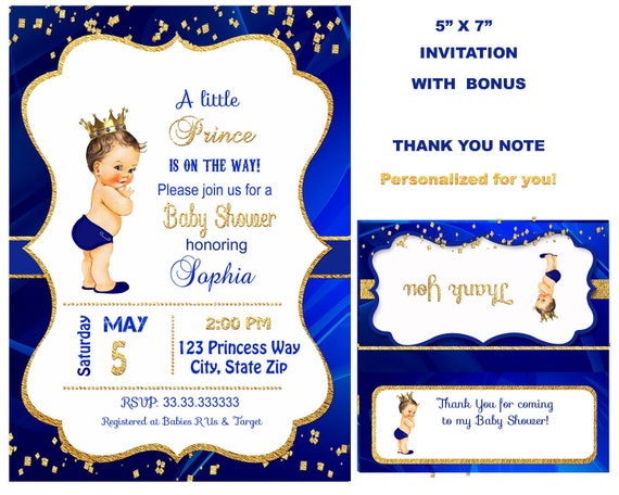 royal baby boy shower invitations