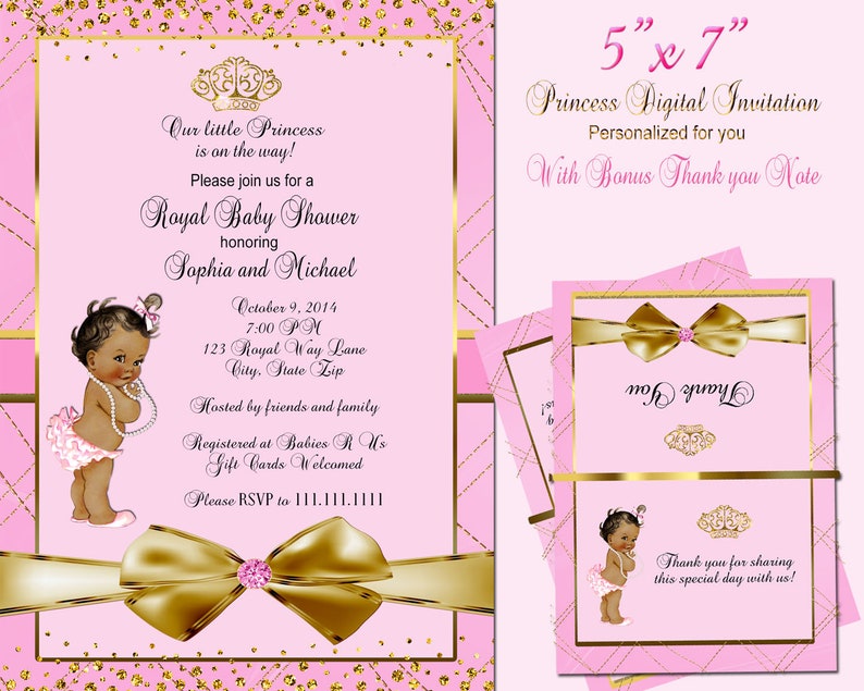 Princess Baby Shower Invitation Royal Baby Shower Baby Girl Etsy Princess Baby Shower Invitation Royal Baby Shower Baby Girl Etsy