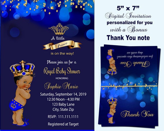 Prince baby best sale shower