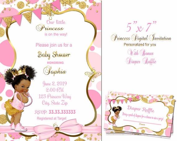 royal princess baby shower invitations