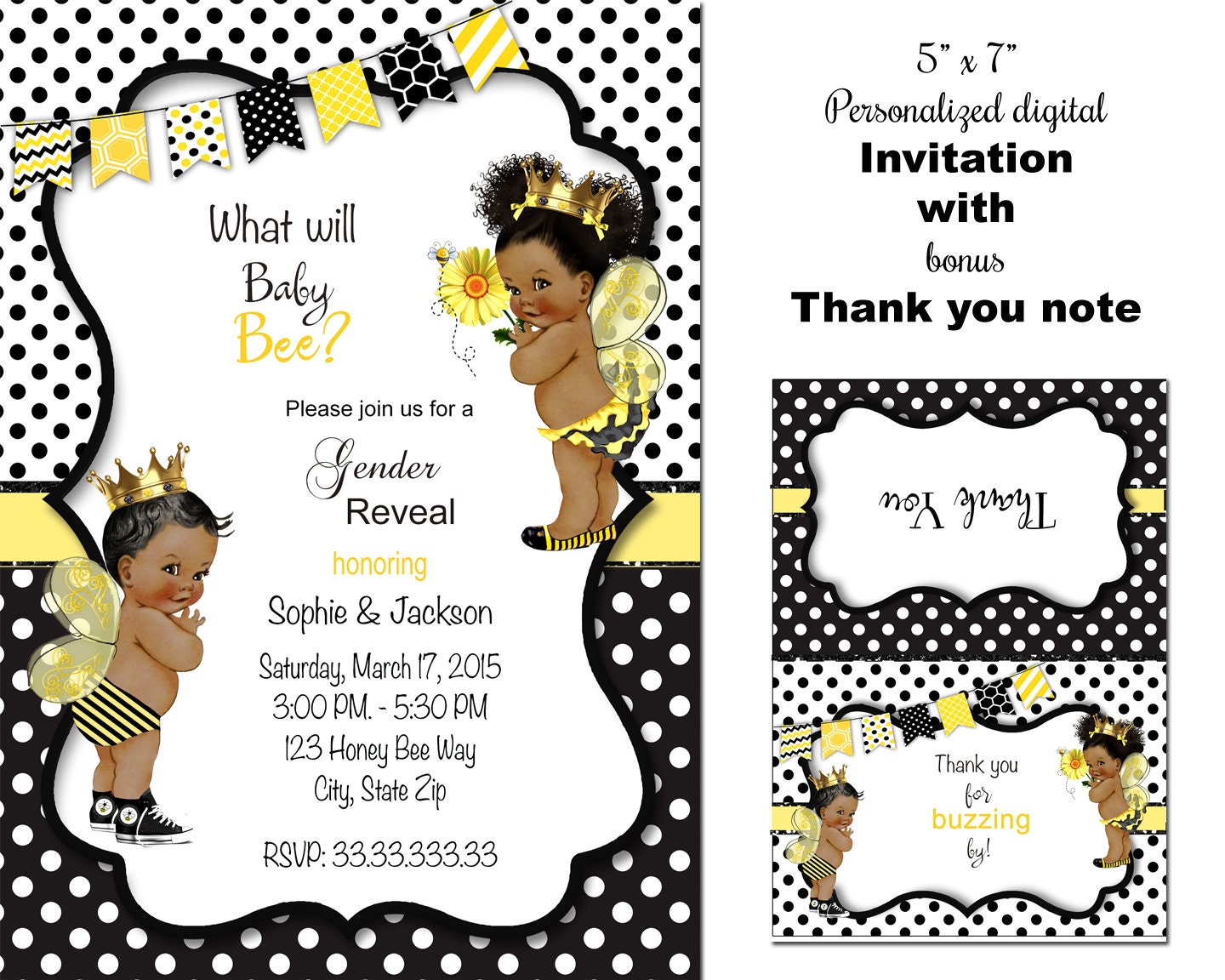 What Will Baby Bee Invitation Bumble Bee Gender Reveal Etsy What Will Baby Bee Invitation Bumble Bee Gender Reveal Etsy