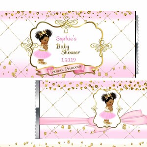 Royal Princess Babyparty Schokoriegel Wrapper Himmel schickte Babyparty Schokoriegel Wrapper Kleine Prinzessin bedruckbar digital