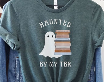 Haunted by My TBR Ghost Shirt: Book Lover Tee