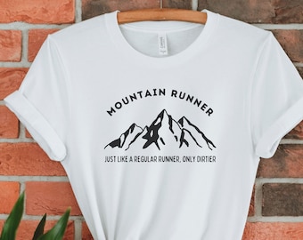 Mountain Runner T-shirt: Rolig terränglöpningsgåva