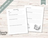 Printable Book Report Template: Homeschool Reading Worksheet (PDF)
