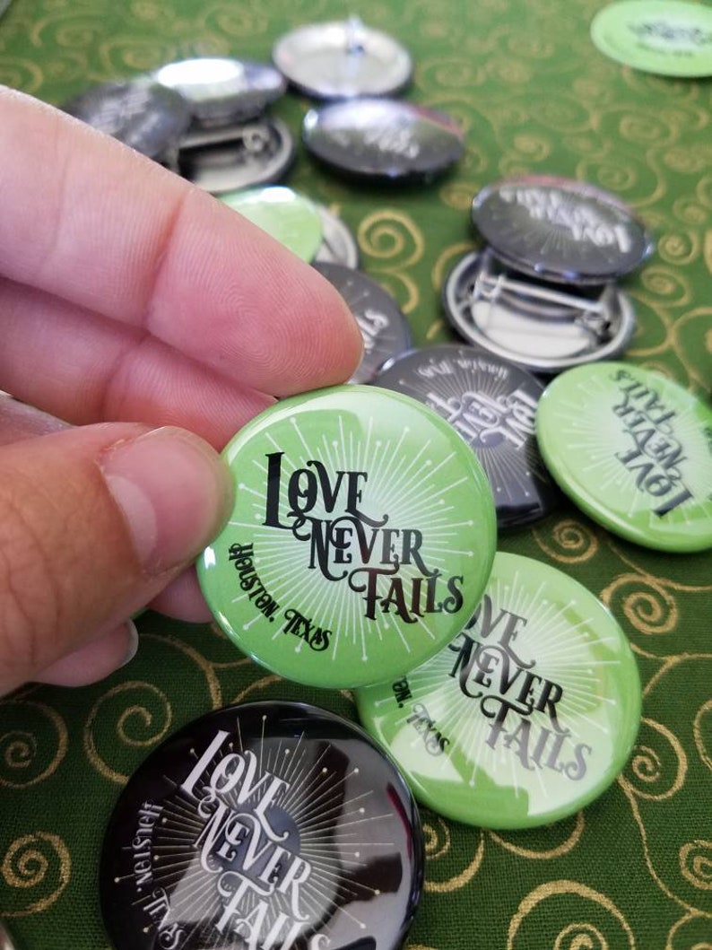 2019 Love Never Fails Convention 15 Inch Pinback Button Etsy