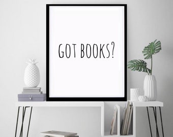 Digital Wall Art, Book Prints, Book Quote Art, Printable Wall Art, Reading Quotes, Digital Quotes, Gifts For Writers, Wall Decor Prints