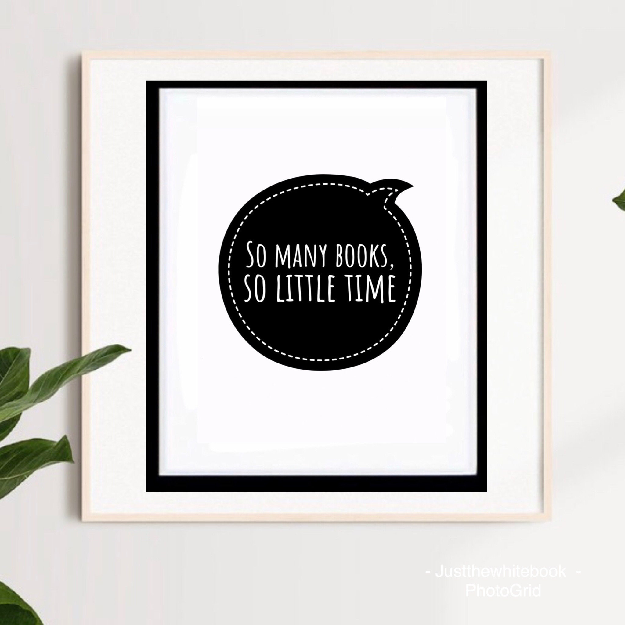 Digital Wall Art Book Prints Book Quote Art Printable Wall Etsy UK