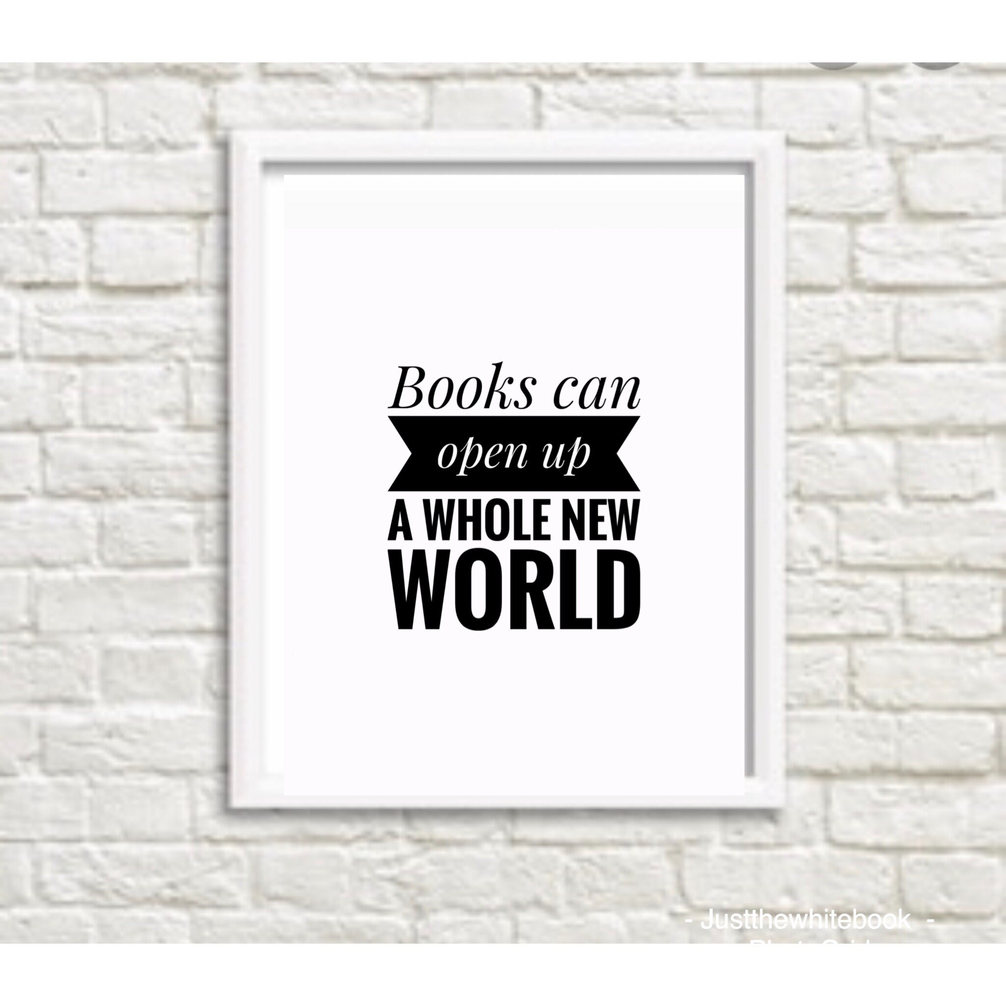 Digitaal citaat Download Boek Afdrukken Boek Quote Art Etsy