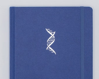 Genetics A5 Notebook |  DNA Journal, Recycled Notebook, Genealogy Gifts, Medical Journal