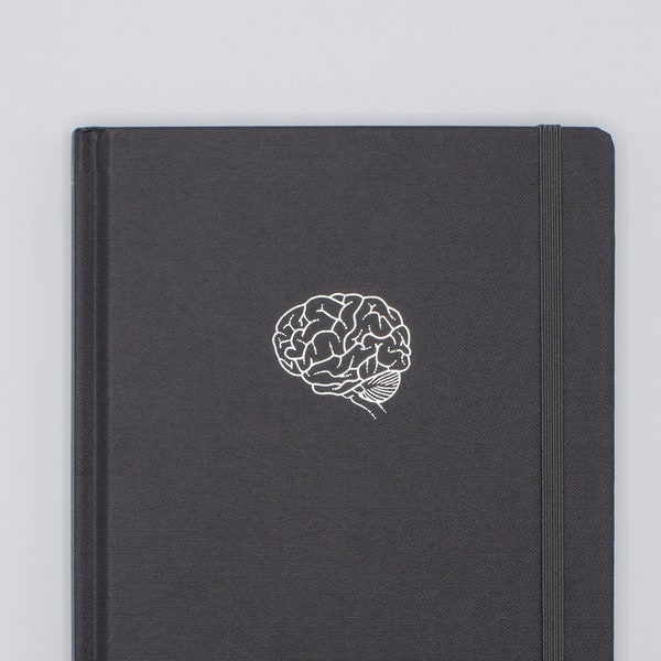 Brain A5 Notebook | Biology Gifts, Recycled Notebook, Neurosciene Gift, Medical Student Gift