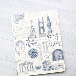 Architecture Notebook - Softcover | Engineer Gifts, Recycled Notebook