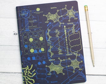 Genetics & DNA Softcover Notebook | Biochemistry, Biology Gifts, Microbiology Gifts