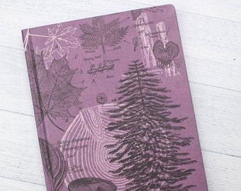 Tree Notebook - Hardcover | Hiking Journal, Eco Journal, Dot Grid Journal, Travel Journal