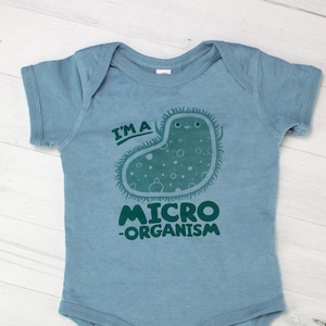 Microbiology Science Baby Clothes Microbiologist, Biology gifts, Nerdy Baby, Pharmacist Gift, Pharmacy Gift, Nurse Appreciation image 1