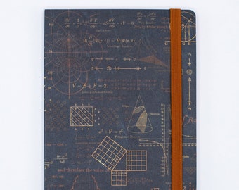 Gleichungen, die die Welt veränderten A5 Notizbuch - Softcover | Mathe Geschenk, Mathe Lehrer Geschenk