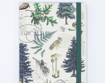 Into the Forest A5 Notebook - Softcover | Biology Gifts, Nature Journal