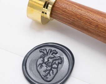 Anatomical Heart Wax Stamp | Medical Student Gift